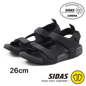 シダス SIDAS メンズ サンダル リカバリーサンダル ストラップサンダル 3Dサンダル ソイル Soil アウトドア 疲れにくい 軽量 26センチ