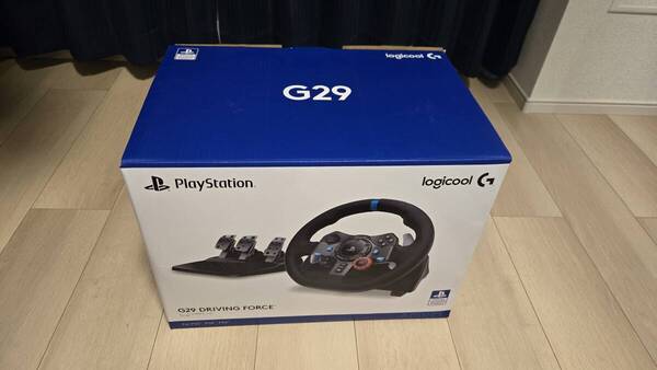 【中古:送料込み】Logicool DRIVING FORCE G29_ハンコン ステアリングコントローラー