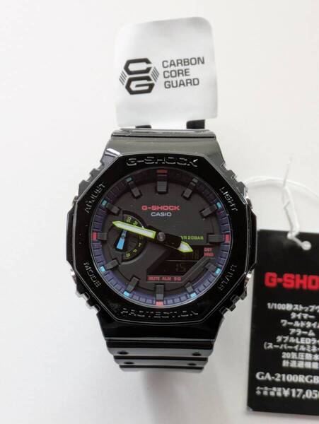 G-SHOCK Virtual Rainbow:Gamer's RGBシリーズ GA-2100RGB-1AJF