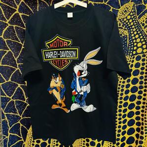 Harley-Davidson 半袖 Tシャツ 夏 新品 お洒落 セット 歓迎 ハーレーダビットソン ワーナー リプリント バニー タスマニアデビル