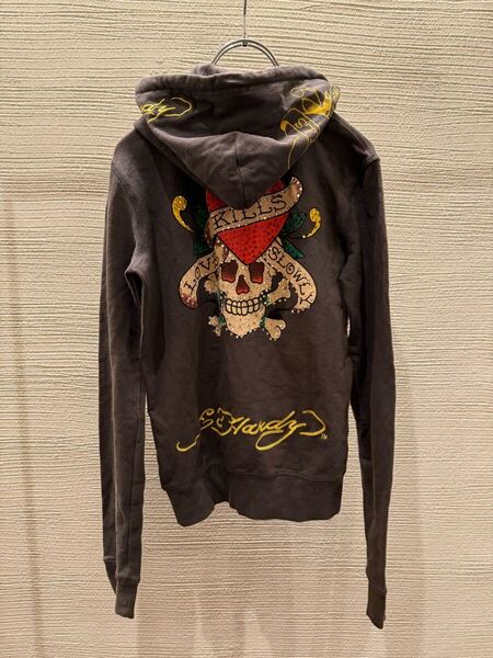 00s archive Ed Hardy パーカー hoodie skull super rare midas fuga civarize rick owens l.g.b. kmrii 14th addiction glad news ppfm