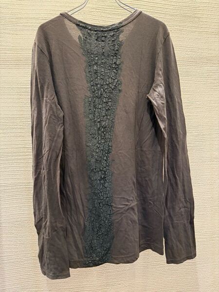 00s L.G.B. CROCO long sleeve t-shirt y2k japanese label ifsixwasnine midas civarize kmrii 14th addiction rick owens goa julius