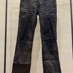 00s japanese label coated denim デニム y2k ifsixwasnine midas tornado mart rick owens 14th addiction kmrii goa julius civarize