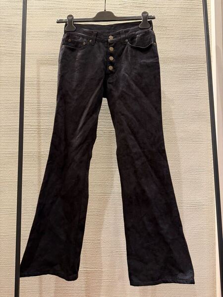 00s tornado mart coated flare pants y2k japanese label ifsixwasnine share spirit kmrii 14th addiction goa rick owens l.g.b. midas