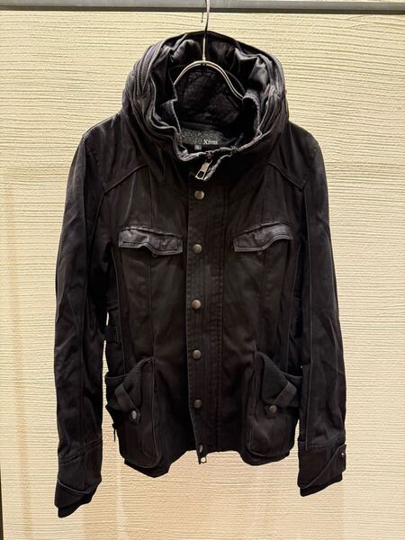 00s xfrm bono gimmick jacket coated y2k blouson japanese label goa share spirit kmrii 14th addiction goa rick owens l.g.b. midas