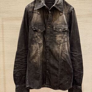 00s civarize denim shirt japanese label fuga goa rick owens l.g.b. midas kmrii 14th addiction l.g.b. ifsixwasnine tornado mart y2k