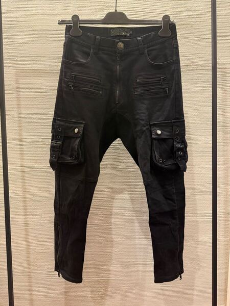 00s xfrm cargo pants sarouel denim デニム japanese label ifsixwasnine goa share spirit kmrii 14th addiction rick owens l.g.b. y2k