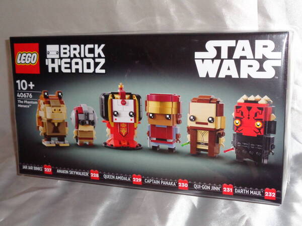 ★【新品・未開封】レゴ(LEGO) ブリックヘッズ STAR WARS ファントム・メナス 40676