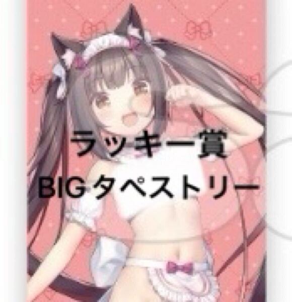 【激レア】ネコぱらafterくじ ラッキー賞 ショコラ WスエードBIGタペストリー ネコぱら さより SAYORI NEKO WORKs NEKOPARA コミケ