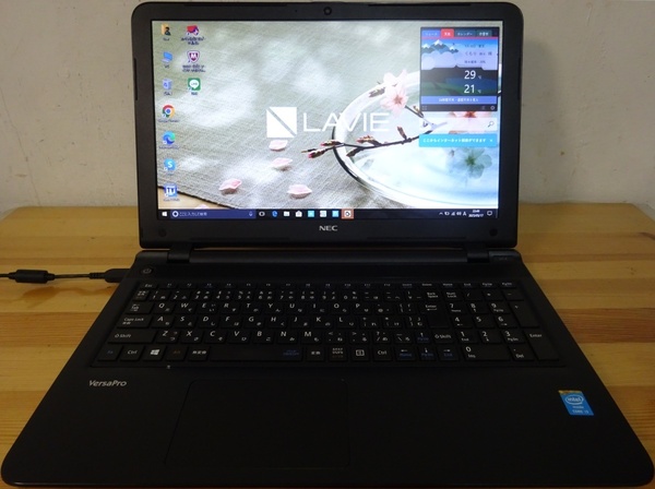 NEC ノート パソコン VersaPro PC-VK17LFWD1SZK/Core i3-4005U 1.7GHz/8GB/500GB/中古特価良品