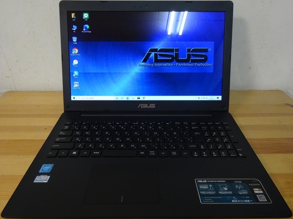 ASUS ノートパソコン F553S/Cele N3050 1.60GHz/4GB/500GB/中古特価良品