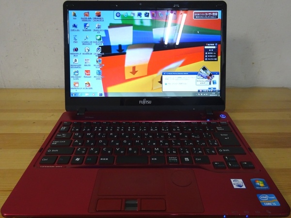 富士通 ノートパソコン LIFEBOOK SH56/G/Core i5-2450M 2.5GHz/8GB/500GB/中古特価良品
