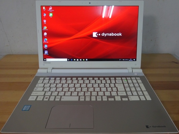 東芝ノートパソコン dynabook AZ55/VG/Core i7-6500U 2.5GHz/8GB/SSD512GB/BD/中古特価良品