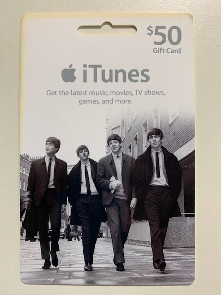 アメリカUSA★iTunesカード★THE BEATLES ザ・ビートルズ