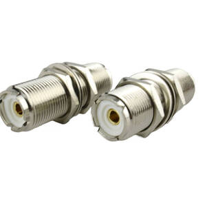 【送料無料】2個セット 両端M接栓メス MJ-MJ M型メス 継接栓 中継用接栓 同軸ケーブル用変換 Mコネクタ 変換接栓 パーツ