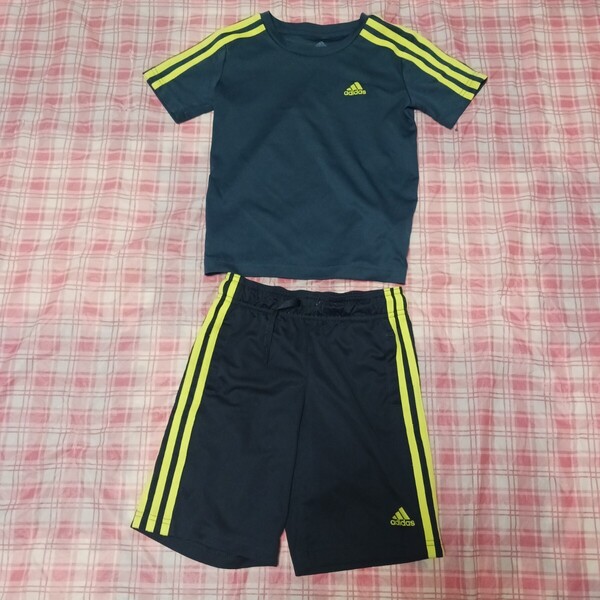 adidas Tシャツ ショートパンツ 上下セット 120㎝ 120 アディダスシャツ ハーフパンツ 上下 セット 120サイズ