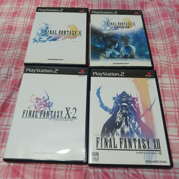 PS2 FINAL FANTASY X international X-2 4本セット プレステ2 ファイナルファンタジー FF プレイステーション2 インターナショナル 006