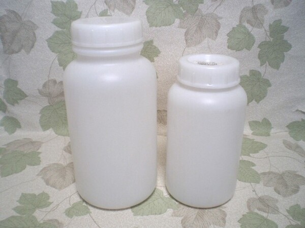 ▼送料無料▼広口ポリ容器▼2L/3L▼2個セット▼広口瓶▼未使用品▼