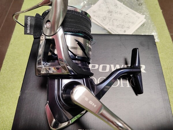 新品未使用 送料込 ライン新品PE5号 シマノ ツインパワーSW 10000 HG SHIMANO TWIN POWER PE5号 300m