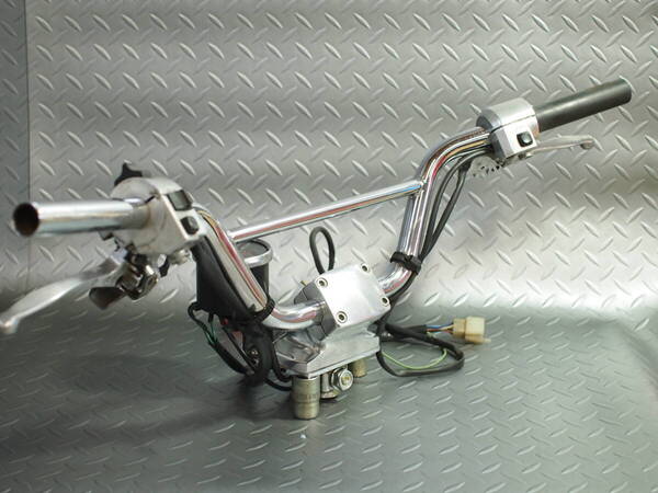 AF58 HONDA ホンダ ZOOMER ズーマー 社外ハンドルKIT ハンドルポスト ハンドル周り付属品一式 メーター 神奈川 返品可 現物確認可