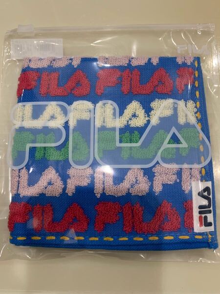 FILA 抗菌防臭 タオルハンカチ 抗菌防臭加工 エージーフレッシュ 綿100% 25cmx25cm