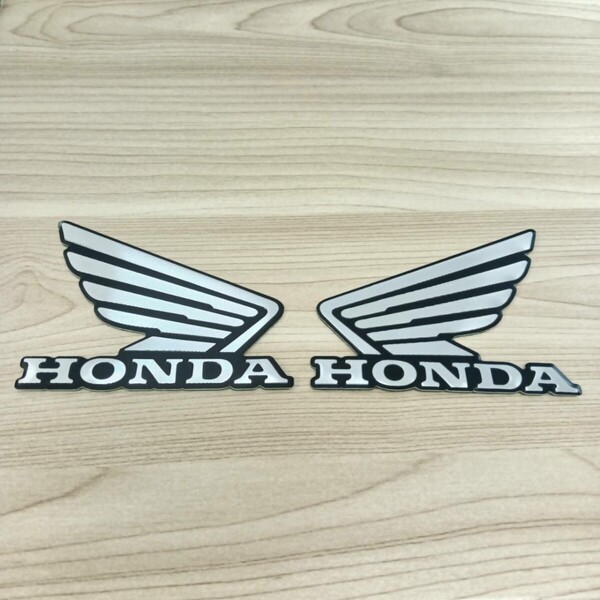 HONDA ウイング エンブレム 立体 ステッカー 左右セット/ホンダ シール デカール 送料無料 3D 旧車 CBX