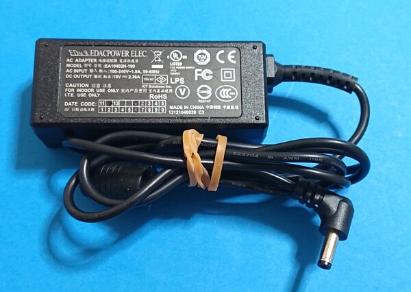 送無 即決 ACアダプタ 19V2.36A(2.1A) (互換 マウスコンピューター Chinony A12-040N2A プラグ 約4.8mm パソコン)電源ケーブル別売 管MU