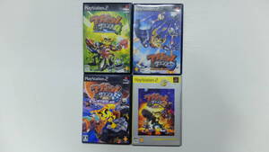 PS2 まとめて4個セット ラチェット&クランク2/ラチェット&クランク3/ラチェット4th/ラチェット&クランク5 激突ドデカ銀河のミリミリ軍団