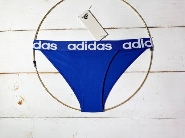 【即決】adidas アディダス レーシングショーツ(インナー用) 女性用 下着 ブルマ tape Blue 海外S