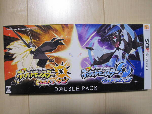 3DS ポケットモンスターウルトラサン ウルトラムーン ダブルパック 未使用品!