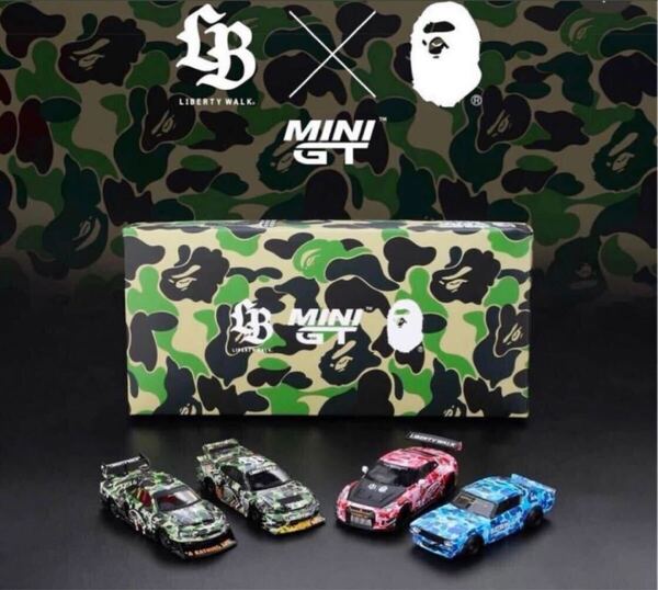 MINI GT LBWK x BAPE ミニカー 4台セット 東京 オートサロン Tokyo Auto Salon 2025