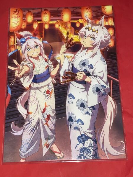 送料無料 オグリキャップ タマモクロス 購入者特典 ポストカード ウマ娘 シンデレラグレイ オグリキャップ 笠松競馬場 2025