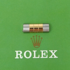 送料無料 純正 ROLEX ロレックス 純正コマ 1個 コマ 16013 16233 K18YG/SS デイトジャスト メンズ コンビ ステンレス/イエローゴールド ①