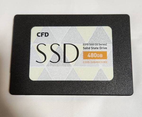 CFD CSSD-S6B480CG3VX 2.5インチ SSD 480GB 使用時間 128H