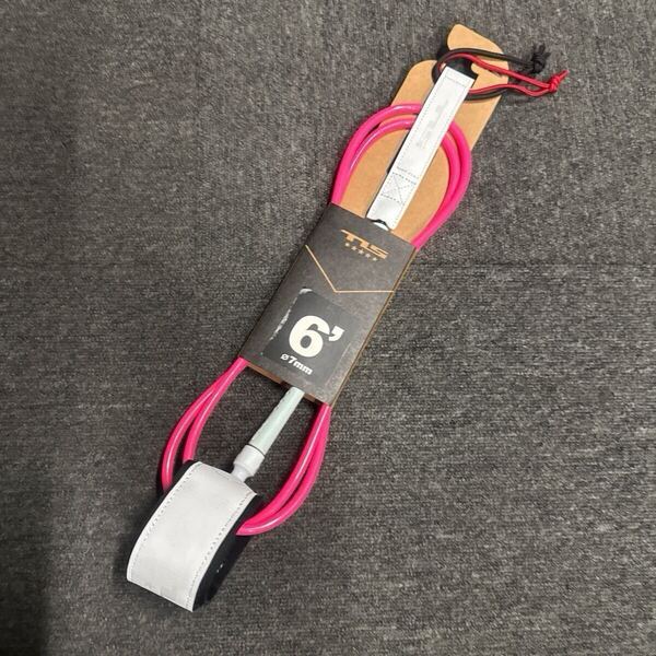 ツールスTLS FIVE STAR LEASH 6FT 6フィート リーシュ 7ミリ PINK サーフィン リーシュコード ショートボード