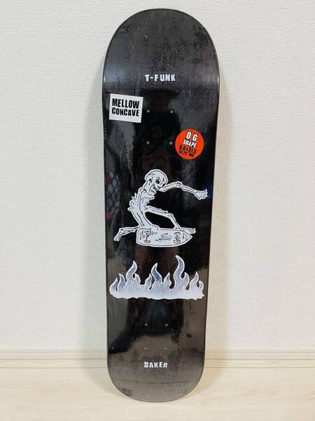 BAKER ベーカー スケートボードデッキ スケボー 8.0*31.5 髑髏 黒
