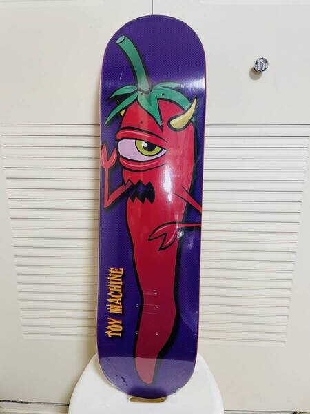 トイマシーン Toy Machine スケートボードデッキ 8.25*32 Chili
