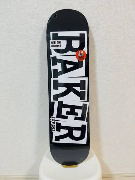INDEPENDENTチタン合金製同等品トラック使用 BAKER ベーカー スケートボード スケボー 8.0*31.5 コンプリートセット 黒白