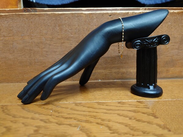 ミラーボール チェーンブレスレット K18YG/K18WGコンビ アクセサリー