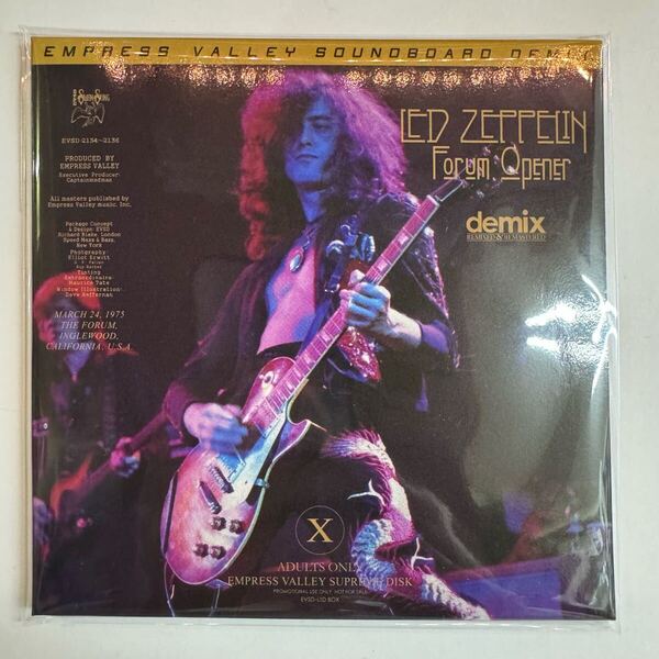 LED ZEPPELIN / FORUM OPENER - LA 1ST NIGHT - DEMIX あのボックスに追加収納できる仕様!これを収納して12CD BOX SETを完成させよう★