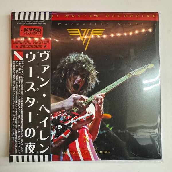 VAN HALEN / WORCHESTER NIGHT「ウースターの夜」(4CD) Empress Valley 初登場サウンドボード!嬉しいプレス盤!