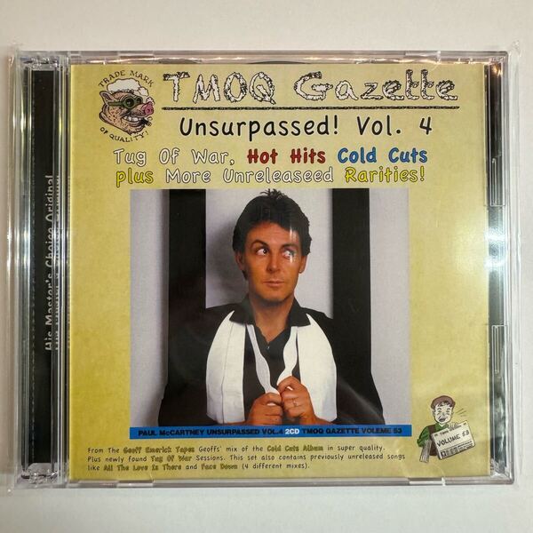 Paul McCartney / Unsurpassed! vol.4 Tug of War, Hot Hits Cold Cuts plus More Unreleased Rarities! (2CD) 絶対マストのこのシリーズ!