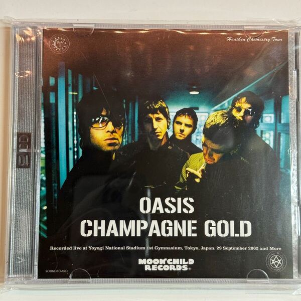OASIS / CHAMPAGNE GOLD (3CD) Moonchild Records 2002年代々木とドイツ!超高音質サウンドボード!ヒーザン・ケミストリー・ツアー!