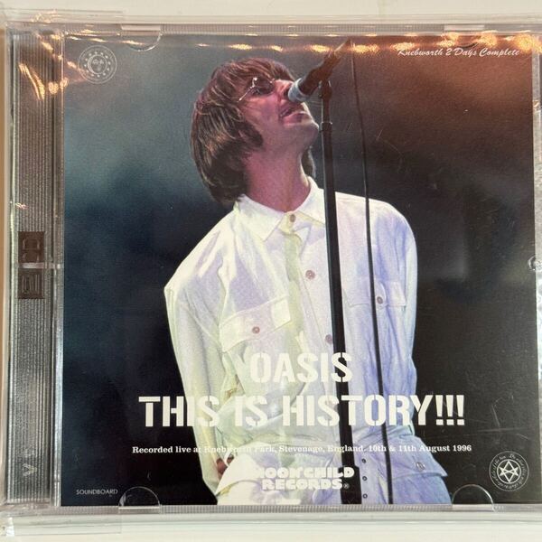 OASIS / THIS IS HISTORY!!! (3CD) 伝説の1996年ネブワース2デイズ!完璧サウンドボード完全収録だぜ!オープニングのSWAMP SONGも収録!