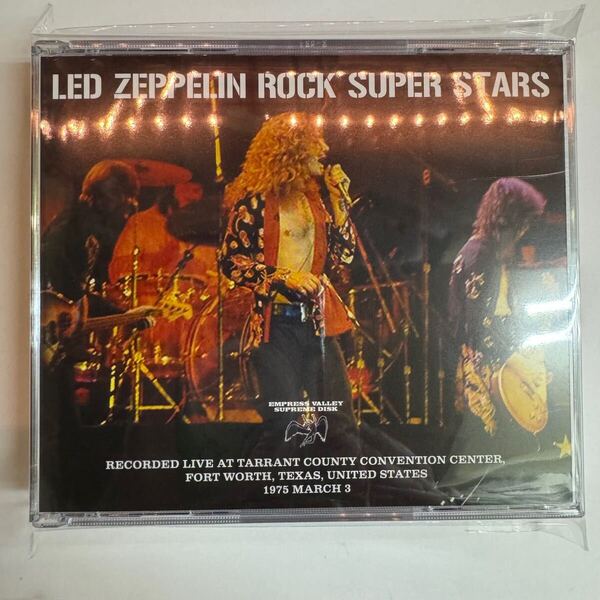 LED ZEPPELIN / ROCK SUPER STARS (2CD) 75年の中でも突出した神回!それは何故って?この日のホールロッタラブのテルミン部が激ヤバだから