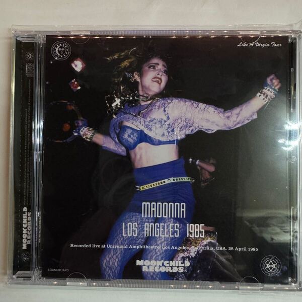 MADONNA / LOS ANGELES 1985 (CD) moonchild records ヴァージン・ツアーより1985年4月28日LA公演を超高音サウンドボードで収録!
