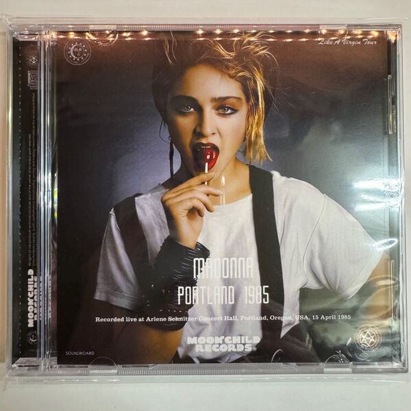 MADONNA / PORTLAND 1985 (CD) moonchild records 新作!1985年ヴァージンツアーよりライン録音収録のデトロイト公演をチョイス★