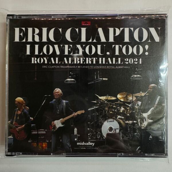 祝来日!ERIC CLAPTON / I LOVE YOU, TOO! (8CD) Royal Albert Hall 2024 4 Nights 恒例のアルバートホール公演を四日間完全収録!
