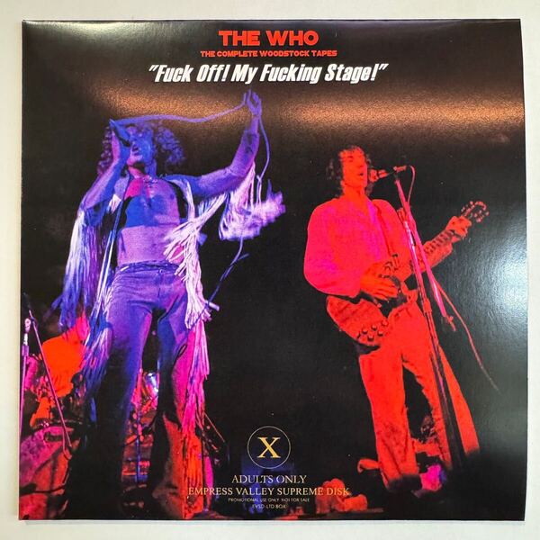 THE WHO / Fuck Off! My Fucking Stage! The Complete Woodstock Tapes「ウッドストック完全版」 (CD) アンコール再入荷!