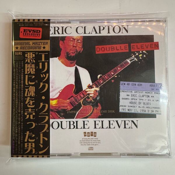 ERIC CLAPTON / DOUBLE ELEVEN「悪魔に魂を売った男」2CD+ボーナス 遂に伝説のクラブ・ギグの映像が登場です!タイムセール!!!
